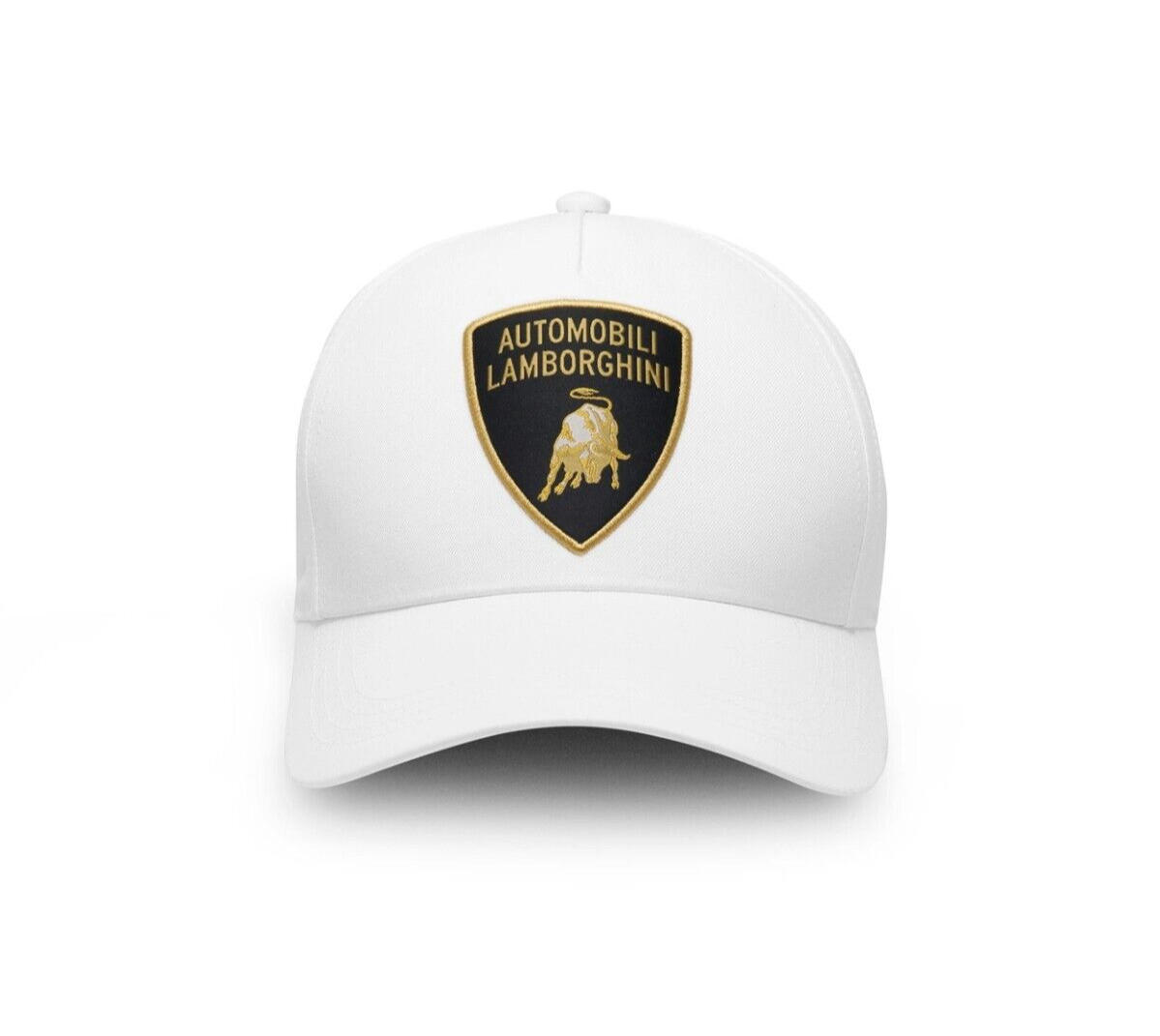 Lamborghini White Gold Shield Cap Luxury Design