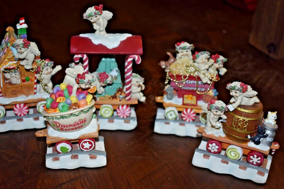 Tren de Navidad Dreamsicles Vintage Por Kristin 2002 Juego Completo Seis Coches LEER Foto 3 de 4