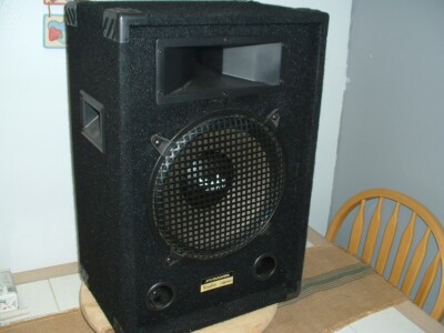 Pyramid Studio Pro PA speaker, model PMBH1239, 12'' black carpeted, sounds great