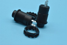 12mm Black Mini Push Button Switch On-Off Latching 3A 125VAC 1.5A 250VAC