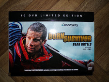 Bear Grylls Born Survivor 10 DVD limited edition box set seasons one & two