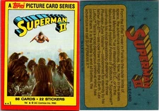 1980 Topps SUPERMAN II Movie Cards (1-88) - Set Break - U Pick Complete Your Set