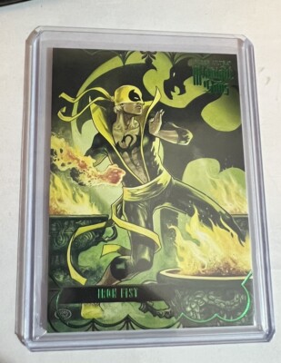 2022 Fleer Ultra Midnight Sons Green Iron Fist #45