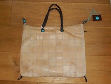 GABS G3 BORSA A MANO SHOPPER PELLE MARRONE TORTORA BORSA ELEGANTE