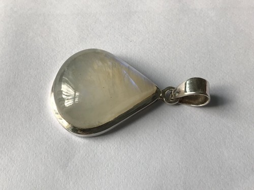 Moonstone Pendent 925 Sterling Silver Moonstone Teardrop Silver Pendent - 第 10/14 張圖片