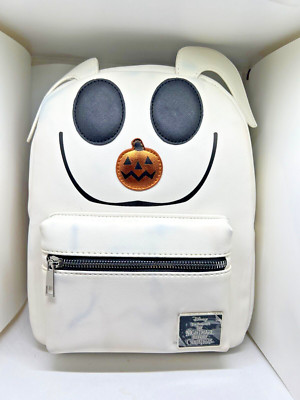 Disney The Nightmare Before Christmas Zero Backpack Bioworld PU Faux Leather NWT