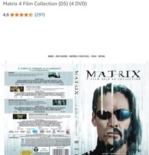 MATRIX 4 FILM COLLECTION DVD NUOVO