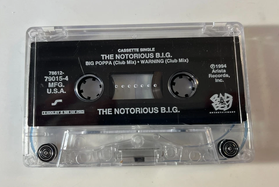 The Notorious BIG – Big Poppa Cassette Single Biggie Warning 79015-4 Bad Boy Rap Foto 4 de 4