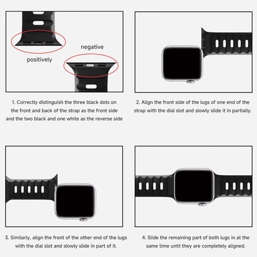 Étui de protection bracelet silicone pour Apple Watch bracelet Ultra2/1 série10 9 8 7 46 mm - Photo 4 sur 33