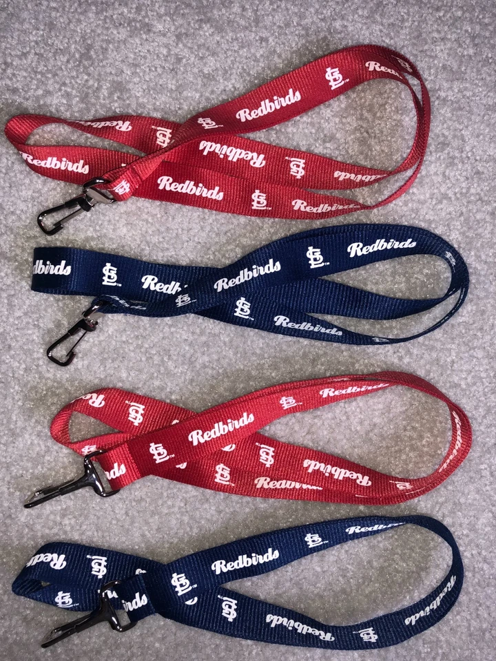 Lot of 4 St Louis Cardinals MLB Lanyard Neck Tag Keychain ID Keys Ticket Holder - Image 2 of 3