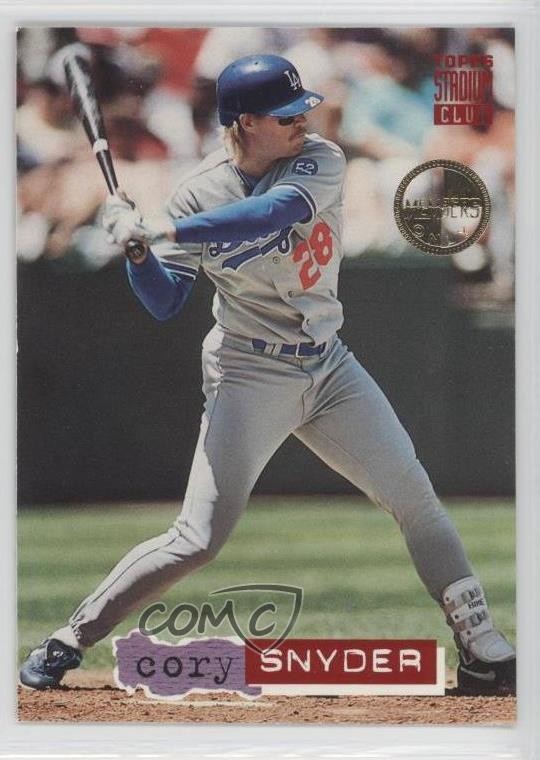 1994 Topps Stadium Club Members Only Cory Snyder #463 0b5