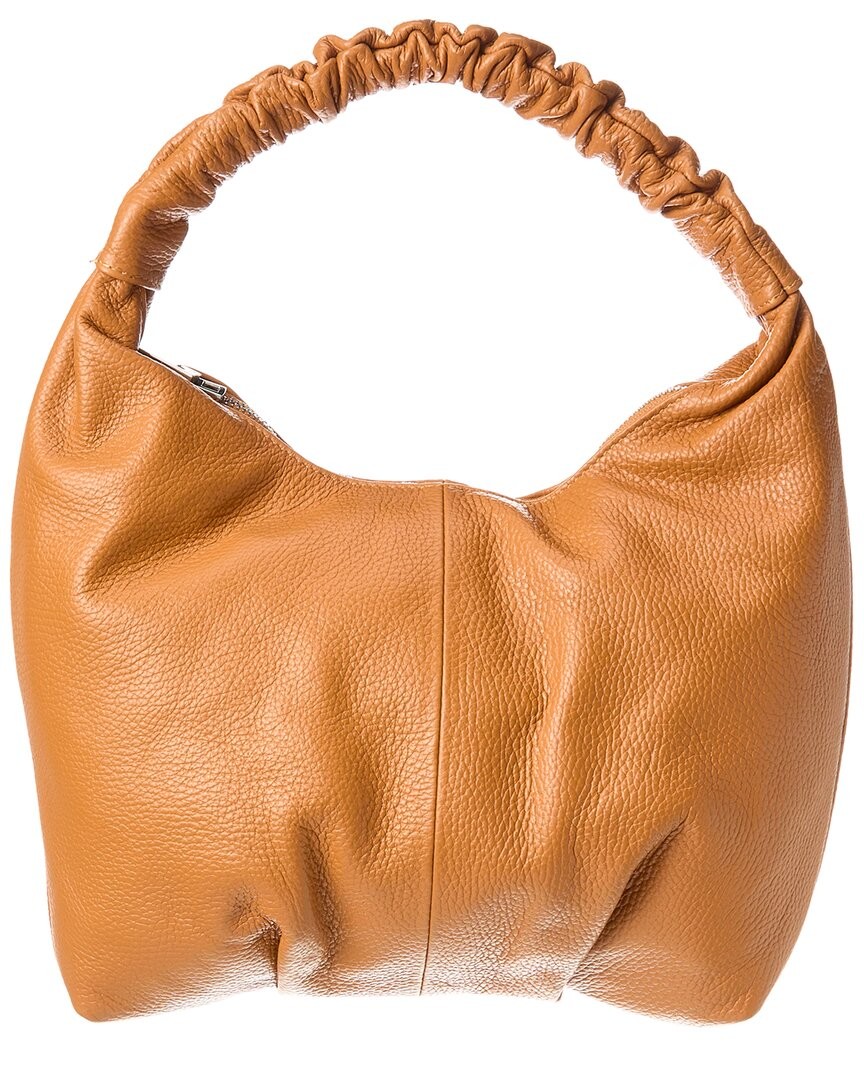 Женская сумка через плечо из итальянской кожи коричневого цвета 15190₽