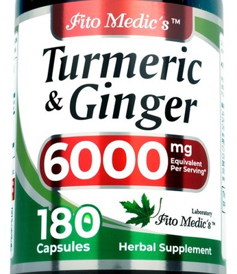 Lab | Turmeric and Ginger Supplement | 180 Caps s.