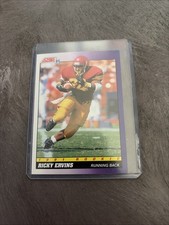 1991 Score NFL Vintage Rookie Card #582 Ricky Ervins Washington Redskins. rookie card picture