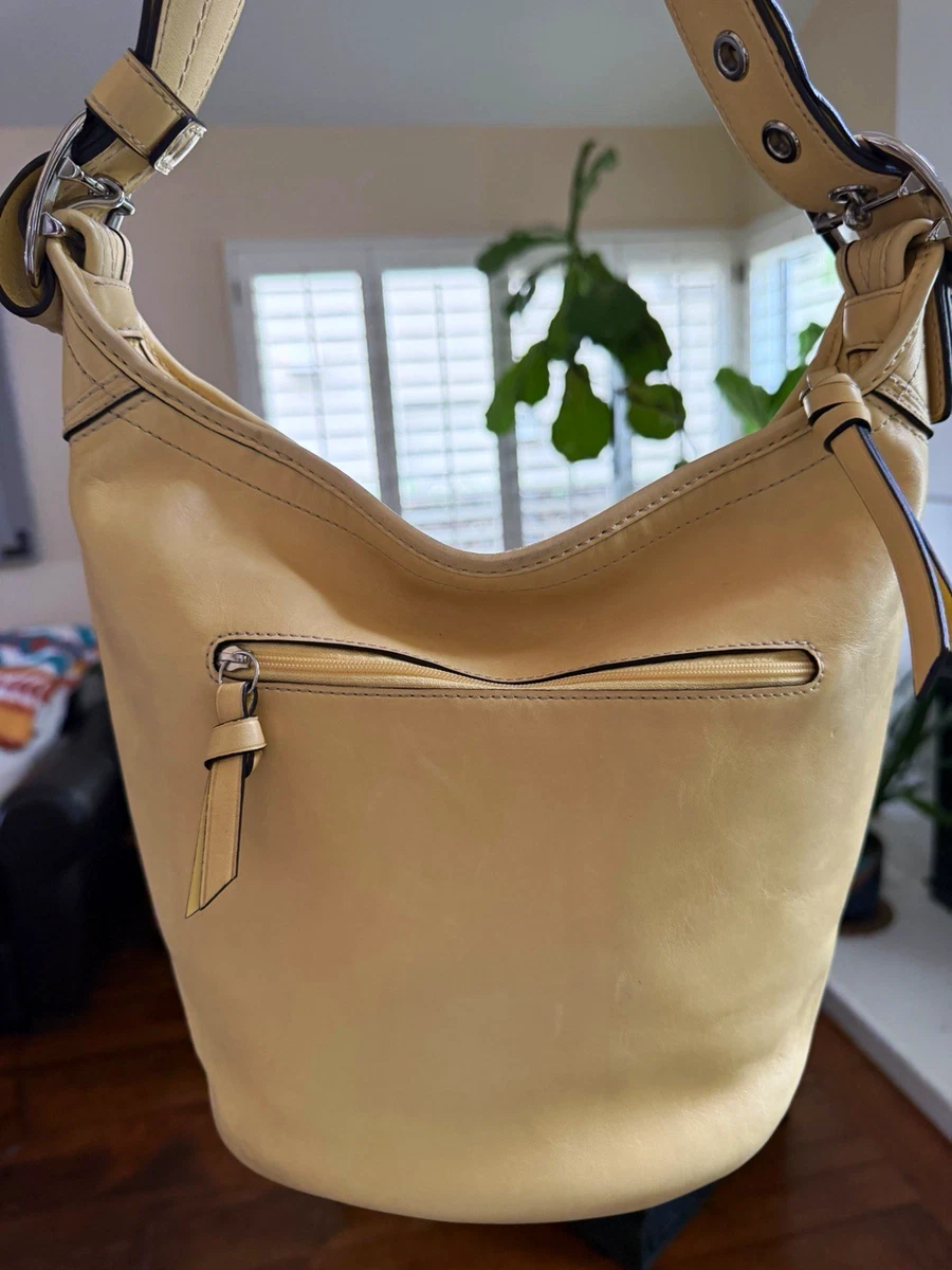 バッグ OLD COACH Bucket Bag Nubuc XL Olive Coach Bucket Duffle Bag for sale | eBay
