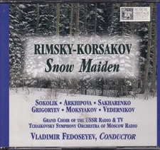 Rimsky Korsakov "Snow Maiden" Russian Cast 3 CD Set MHS