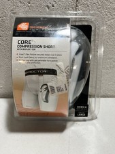 Shock Doctor Men's Core Compression Short MEDIUM 32-34 with BioFlex Cup L NEW