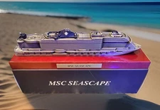 MSC SEASCAPE Metal Cruise Ship Model RARE LOWEST  OBO G2U