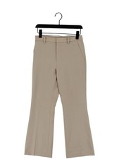 Uniqlo Women's Suit Trousers S Cream Polyester
