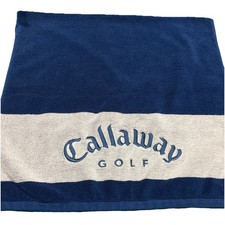 Calloway Golf Bag Towel 38”x20” Navy Blue Embroidered