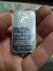 Engelhard 1 Ounce Silver Bar, Serial Number  FL Serial Number