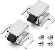 2 Pack Shower Door Latch Replacement, Stainless Steel Single Shower Door Catch w