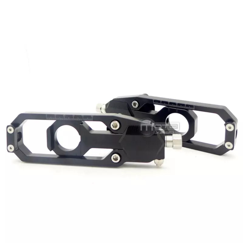 Tendeurs de chaîne Kalyosa noir Yamaha R1 2006 en aluminium CNC haut de gamme