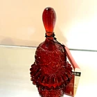 Vintage Fenton Bell Ruby Red Daisy and Button Glass #30