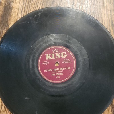 York Brothers King 1206 Record The Rocky, Bumpy Road to Love / Ever Since We Met