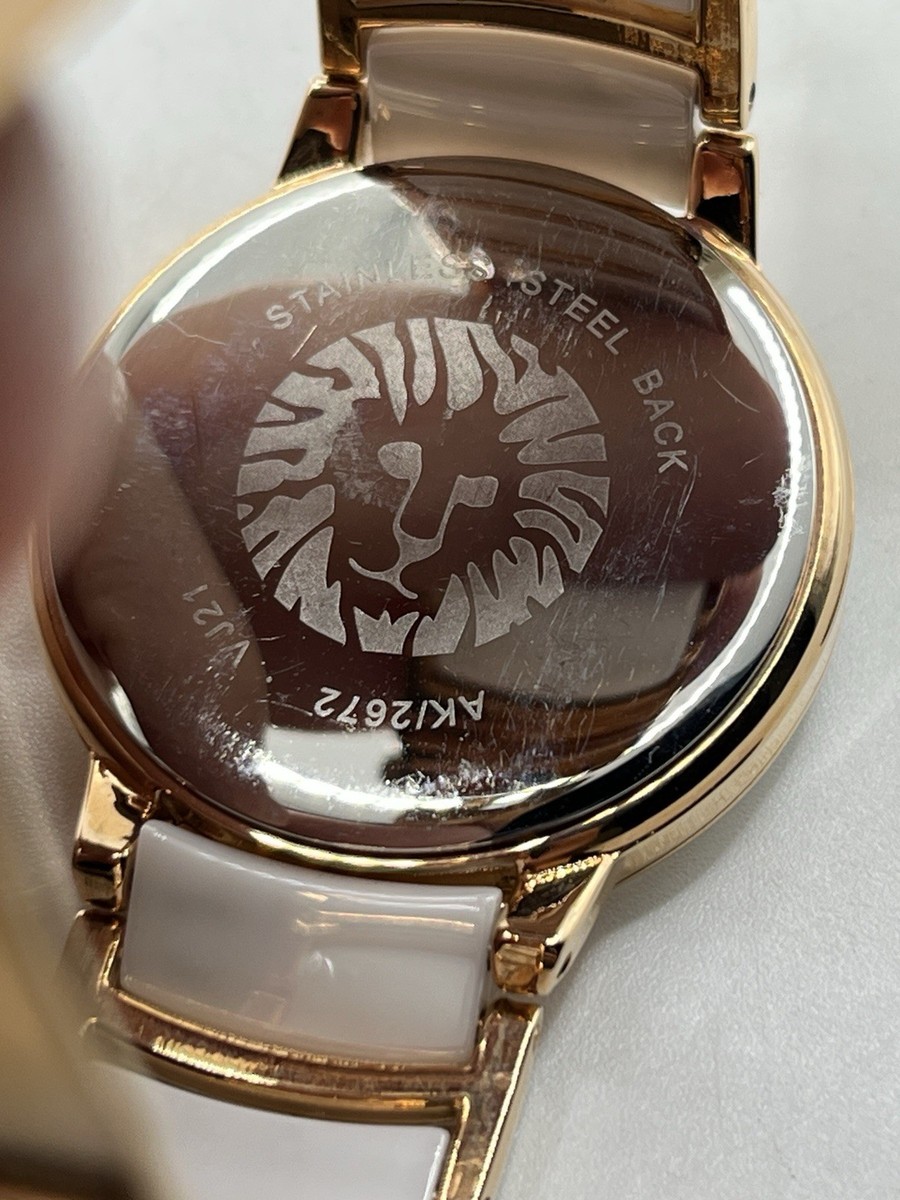 Anne Klein Women’s Watch White Gold Band 2672 Needs Battery Anne Klein Women main image 2