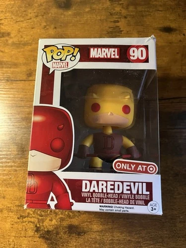 Funko Pop! Marvel #90 Daredevil Target Exclusive Vinyl Figure Box Damage