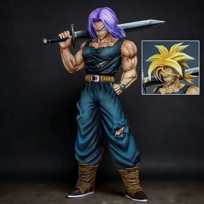 32.5cm Future Trunks Super Saiyan Action Figure with Replaceable Heads