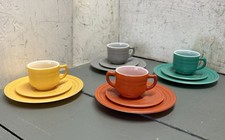 Vtg 40s-50s Hazel Atlas Little Hostess Sierra Tea Set Moderntone 12 piece 249