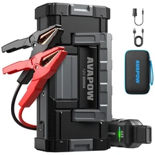 Lightweight 6000A Car Jump Starter: Quick Charge & Enhanced Safety Features