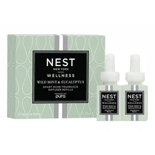NE S T New York Wild Mint & Eucalyptus Refill Duo – Up to 240+ Hours of Scent