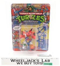 Groundchuck CAS GRADED 75 70 85 85 TMNT 45-Back 1991 Playmates NEW SEALED