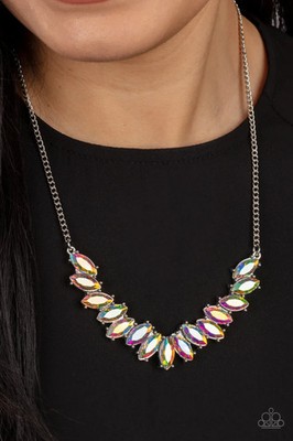 Paparazzi GALAXY GAME-CHANGER multi IRIDESCENT necklace BNWTs