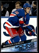 2020-21 Upper Deck Young Guns Brandon Crawley Rookie New York Rangers #464
