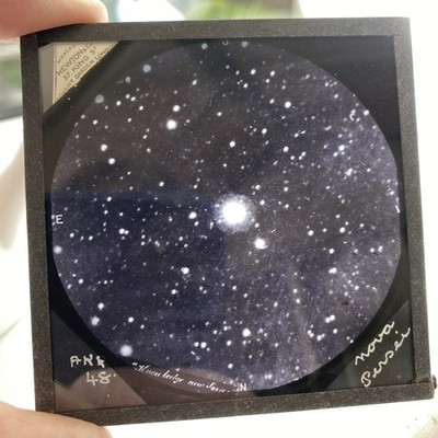 Magisches Laternen-Dia - Sternhaufen Newton & Co Ltd VIKTORIANISCHE ASTRONOMIE FOTO