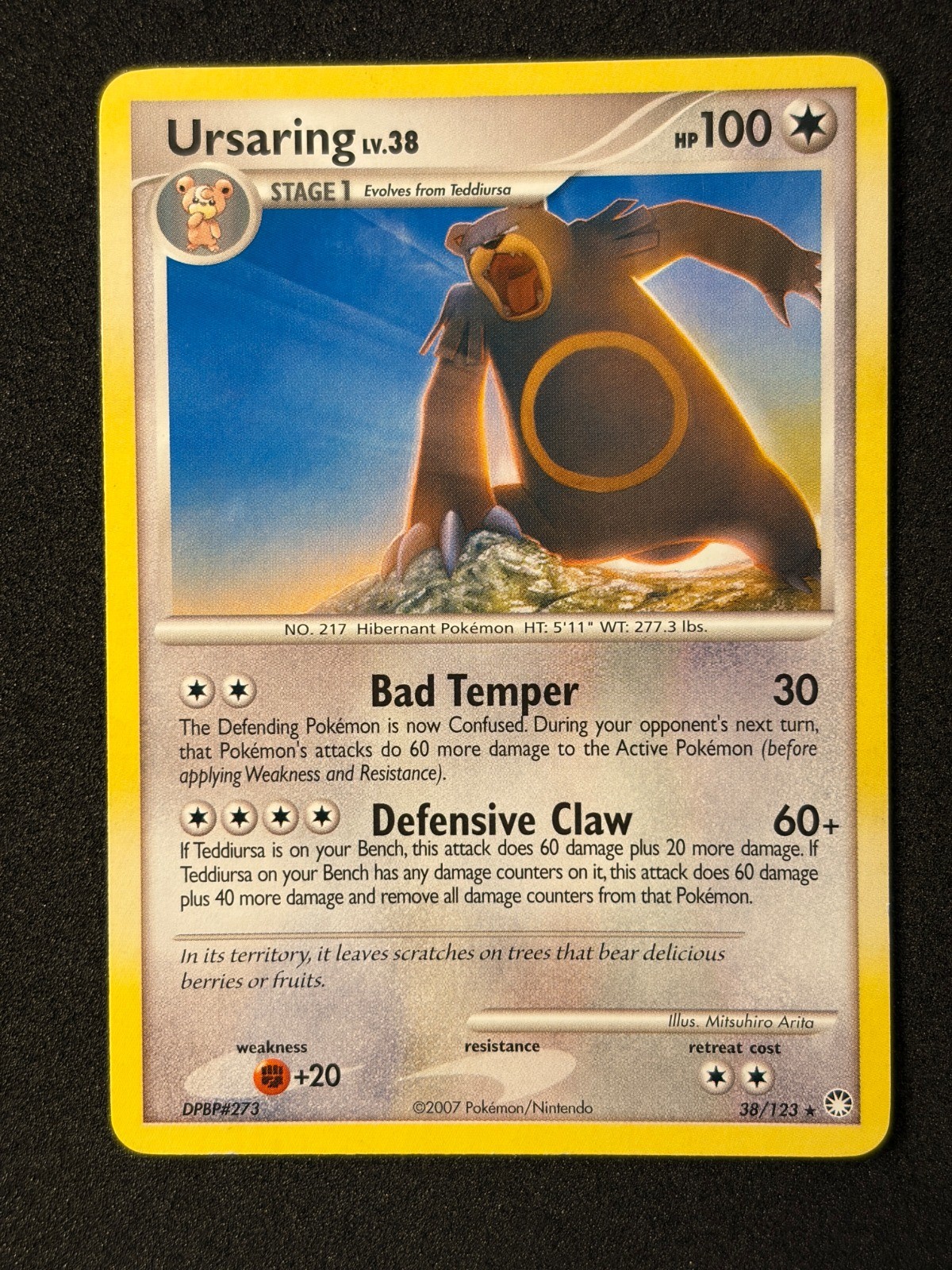 Ursaring Rare Mysterious Treasures 38/123 MP