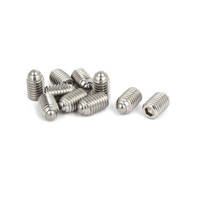 10 Stück M8x12mm 304 Edelstahl Feder Sechskantschraube Kugel Roden Schrauben de