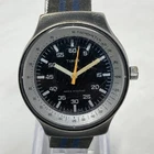 Vintage Timex Black Max Watch Men FOR PARTS REPAIR Manual Wind Up 1970s