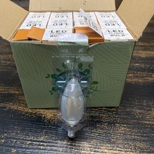 2 W Frosted Candelabra Bulb 2700k 12 Pack Soft White Almost Yellow