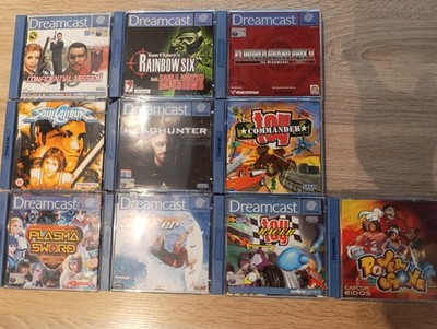Sega Dreamcast Konvolut 10 Spiele Headhunter Plasma Sword Confidential Calibur