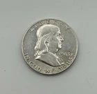 1963-D Ben Franklin Half Dollar Silver Coin Circulated Ungraded