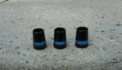3 New Miura Golf OEM Iron Wedge Ferrules 355 Blue White fit all MB CB MC KM
