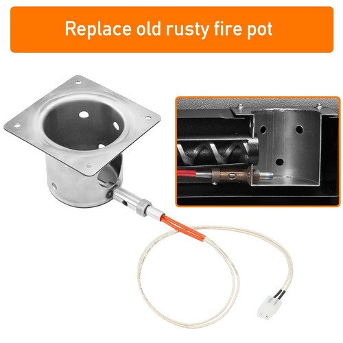 Kit Accenditore Fire Burn Pot e Hot Rod per Griglia a Pellet Traeger e Pit Boss,... - Foto 9 di 9