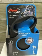 Flexi Fun Retractable Dog 16ft Leash Large Black