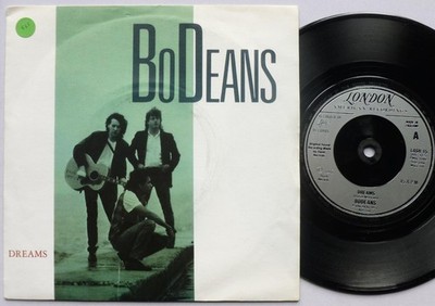BoDeans Dreams 7'' Slash LASH15 EX/VG 1988 picture sleeve has small green stic...