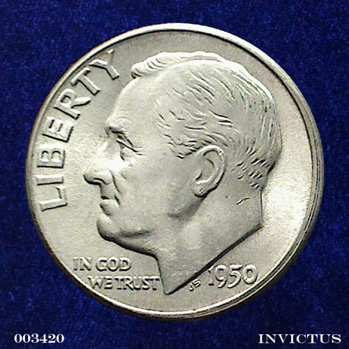 1950-D Roosevelt Dime (Brilliant & Uncirculated)